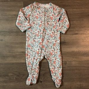 Carter’s Baby Girl Floral Footie 6 Months
